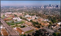 Arial View of Houston Skyline